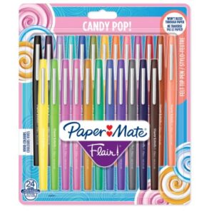 PAPERMATE Faserschreiber Flair         M 1985617   24 Stück ass. Candy Pop
