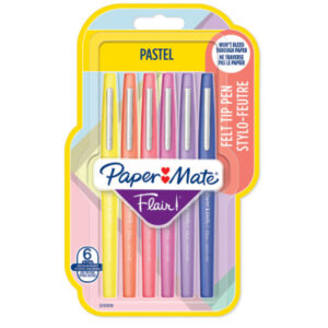 PAPERMATE Faserschreiber Flair     0.7mm 2137276   Pastell, ass.          6 Stück
