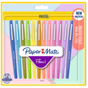 PAPERMATE Faserschreiber Flair     0.7mm 2137277   Pastell, ass.         12 Stück