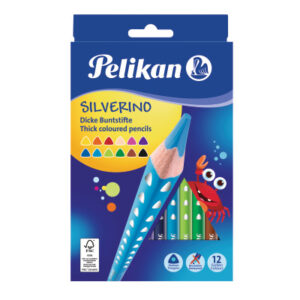 PELIKAN   Buntstifte dick Silverino 700627    12 Farben