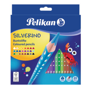 PELIKAN   Buntstifte dünn Silverino 700665    24 Farben