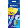 PELIKAN   Buntstifte mit Radierer 700689    12 Farben