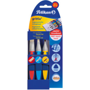 PELIKAN   Pinselset Griffix 700726    3-teilig              3 Farben