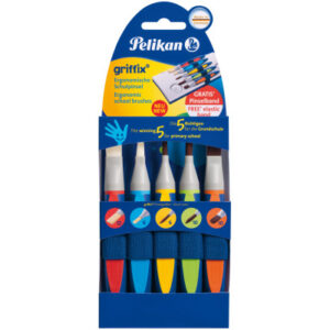 PELIKAN   Pinselset Griffix 700733    5-teilig              5 Farben
