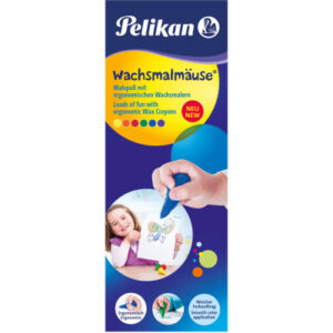 PELIKAN   Wachsmalmäuse Falschachtel 804073    6 Stück ass.