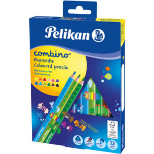 PELIKAN   Buntstifte Combino 811194    12 Farben          Tier-Motive