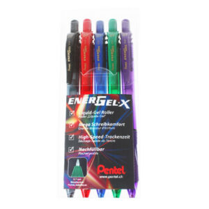 PENTEL    Roller EnerGel X         0.7mm BL107-5   5-farbig ass.