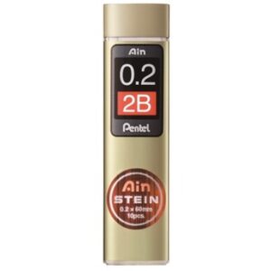 PENTEL    Minen AINSTEIN           0,2mm C272W-2B  2B                    10 Stück