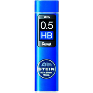PENTEL    Bleistiftmine AINSTEIN   0.5mm C275-HBO  schwarz/40 Stück            HB