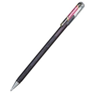 PENTEL    Roller Hybrid Dual Metallic K110-DAX  schwarz/metallic rot     1.0mm