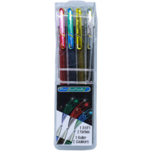 PENTEL    Roller Hybrid Dual Metallic K110D-4X  4 Farben                 1.0mm