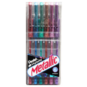 PENTEL    Hybrid Gel Grip          0,8mm K118M-6   6 Farben