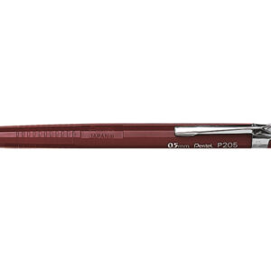 PENTEL    Druckbleistift Sharp     0.5mm P205-B    rot mit Radiergummi