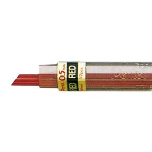 PENTEL    Minen                    0,5mm PPR-5X    rot                   12 Stück