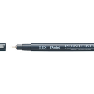 PENTEL Fineliner Pigment 0.03 mm S20P-03A POINTLINER, schwarz