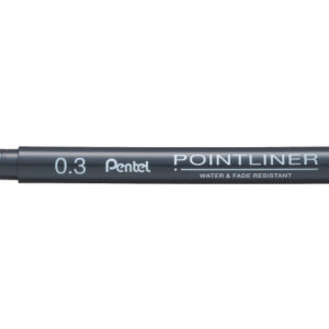 PENTEL    Fineliner Pigment      0.03 mm S20P-03A  POINTLINER, schwarz