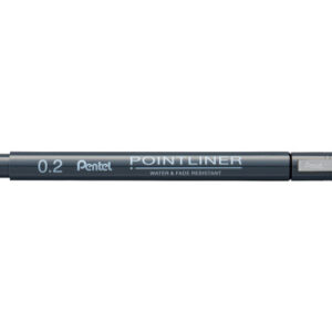 PENTEL    Fineliner Pigment       0.2 mm S20P-2A   POINTLINER, schwarz