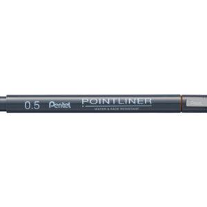 PENTEL    Fineliner Pigment       0.5 mm S20P-5SP  POINTLINER, sepia