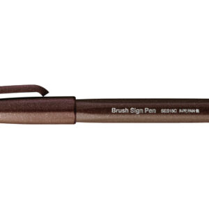 PENTEL    Brush Sign Pen SES15C-E3 dunkelbraun