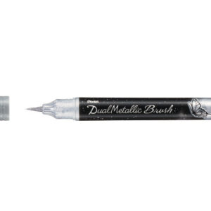 PENTEL    Brushpen Dual Metallic XGFH-DZ   silber