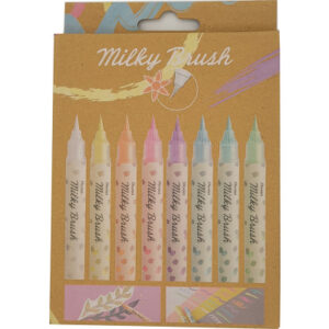 PENTEL    Pinselstift        Milky Brush XGFH-P8   assortiert, 8Stk.