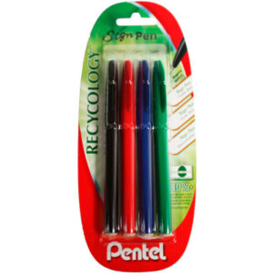 PENTEL    Brush Sign Pen S520 XS524     ass., 4 Stück