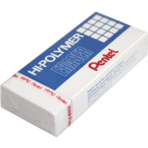 PENTEL    Radierer Hi-Polymer ZEH-20    weiss             73x33x13,5mm