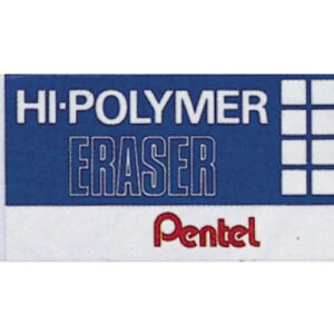 PENTEL    Radierer Hi-Polymer ZEH10ST   weiss           65x24,5x12,5mm