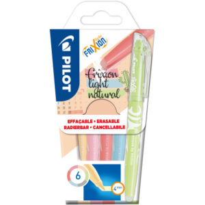 PILOT     FriXion Light          3.3-4mm 170.00797 natural - assortiert   6 Stück