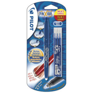PILOT     Roller FriXion Ball + Mine BLFR7L1+1 blau, refill, radierb. Blister