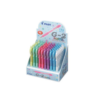 PILOT     Gelroller Display G-2 BLG27P60D 60 Stück G-2 Pastel