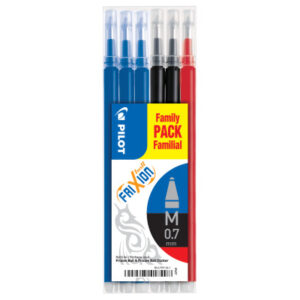 PILOT     Refill FriXion Refill BLS-FR7-S 3x blau, 2x schwarz 1x rot