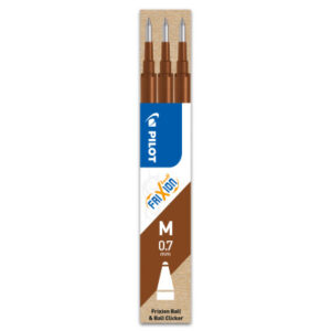PILOT     Mine FriXion Refill BLSFR7BN  braun, 3er Set