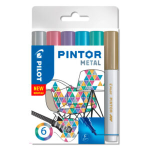PILOT     Marker Set Pintor        1.0mm S60517443 6 Farben metallic