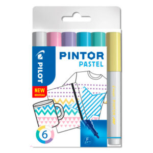 PILOT     Marker Set Pintor F      1.0mm S60517467 6 Farben pastel