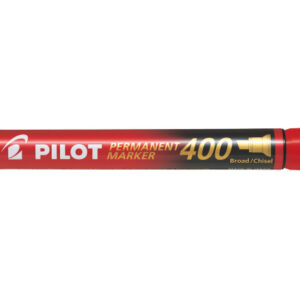 PILOT     Permanent Marker 400       4mm SCA-400-R Keilspitze                 rot