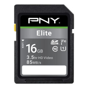 PNY       Elite SDHC Card R100MB/s  16GB PSD16GU11