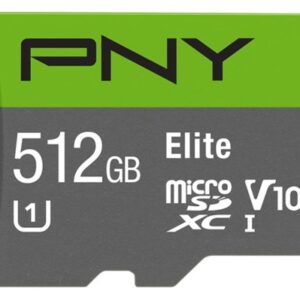 PNY       micro-SDXC Elite         512GB PSDU512U1 UHS-I U1/A1(V10)& SD adapter