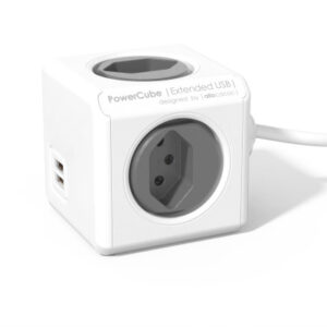 POWERC    Socket extend             grey 66.789    4xT.13 2xUSB 5V 2.1A