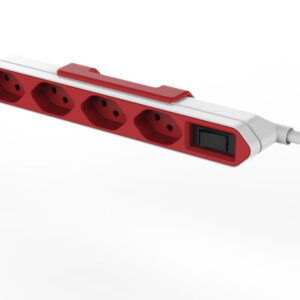 POWERC    Socket-rail          red/white 66.9121   4x Typ 13 plug