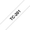 PTOUCH    Band, laminiert  schwarz/weiss TC-201    PT-3000                  12 mm – Bild 2