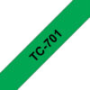 PTOUCH    Band, laminiert   schwarz/grün TC-701    PT-3000                  12 mm – Bild 2