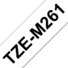 PTOUCH    Band matt lamin. schwarz/weiss TZE-M261  PT-D800W/D900W            36mm – Bild 2
