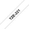PTOUCH    Band, laminiert  schwarz/weiss TZe-221   PT-1280VP                 9 mm – Bild 3