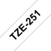 PTOUCH    Band, laminiert  schwarz/weiss TZe-251   PT-2450DX                24 mm – Bild 2