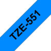 PTOUCH    Band, laminiert   schwarz/blau TZe-551   PT-2450DX                24 mm – Bild 2