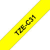 PTOUCH    Band,lam.,fluor.  schwarz/gelb TZe-C31   PT-300                   12 mm – Bild 2