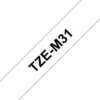 PTOUCH    Band, lam.   schwarz/klar-matt TZe-M31   PT-300                   12 mm – Bild 2