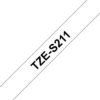 PTOUCH    Band, strong/adh.schwarz/weiss TZe-S211  PT-300                    6 mm – Bild 2