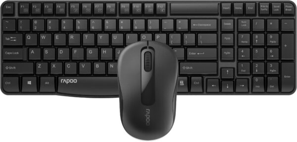 RAPOO     X1800S Wireless Deskset 18534     black w/ Optical Mouse – Bild 4